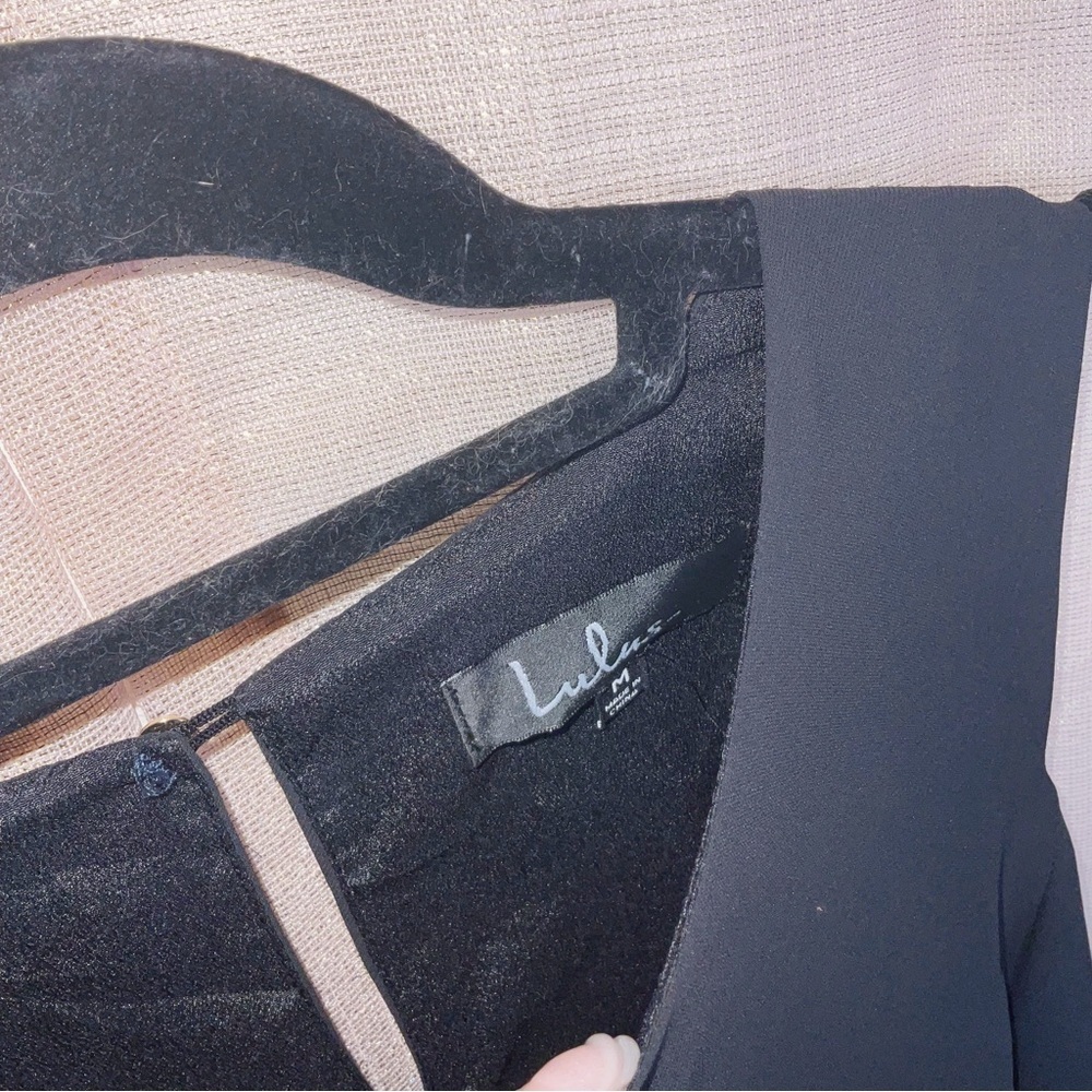 Lulu’s Modern Audrey Black Dress - Size M - Picture 6 of 7